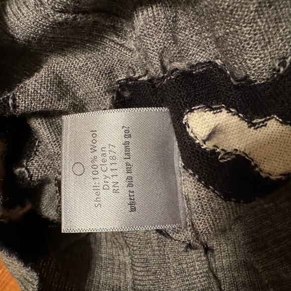 L.A.M.B. Button Up Hooded Sweater 100% Wool - Picture 12 of 16